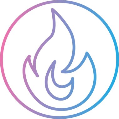 Simge vektör resimlemesini ateşle