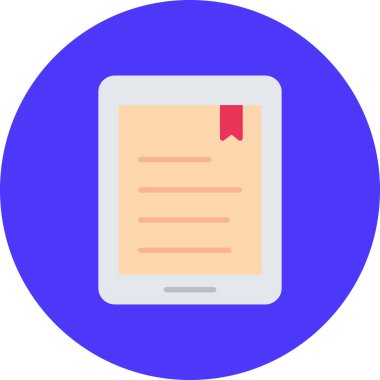 Belge simgesinin vektör illüstrasyonu