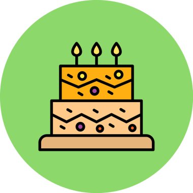 vektör Kek resimleme