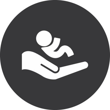 çocuk bakımı el simgesi