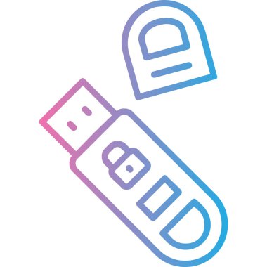 Haplar. Web simgesi basit illüstrasyon