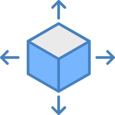 kutu simgesi, vektör illüstrasyonu basit tasarım