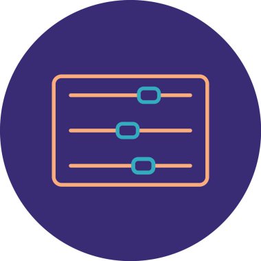 Web simgesi vektör illüstrasyonu