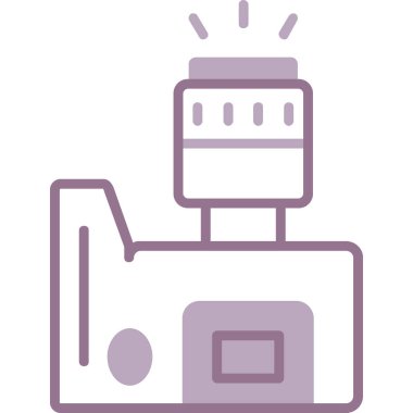 Kamera. Web simgesi basit illüstrasyon