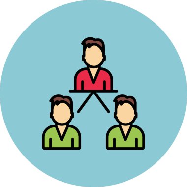 Bir takım simgesinin vektör illüstrasyonu