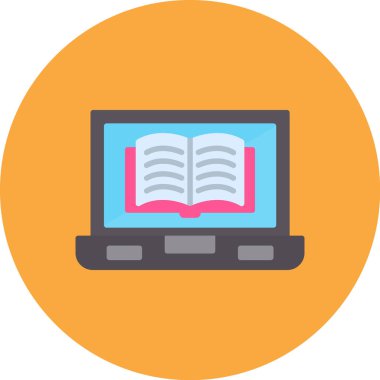 kitap simgesi, vektör illüstrasyonu