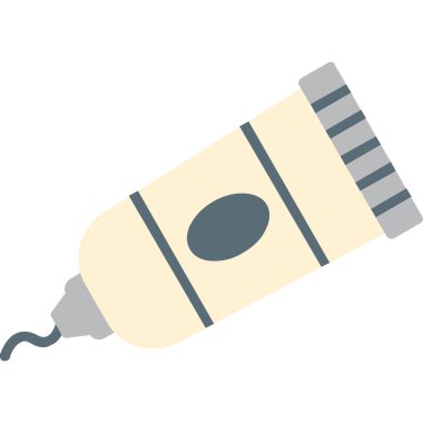 düz tasarım boya silindiri simgesi