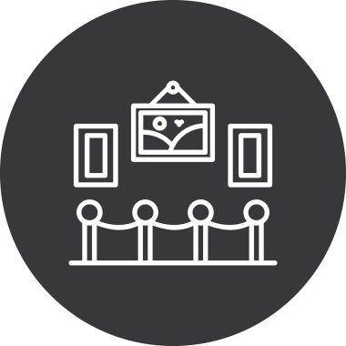 Vektör illüstrasyonu, simge ögesi arkaplanı