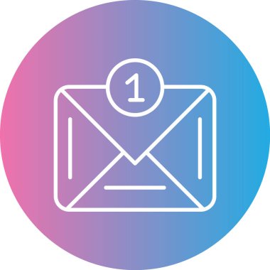 email simgesi, modern vektör illüstrasyon tasarımı