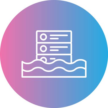 Modern b 'nin vektör illüstrasyonu eksik simgesi