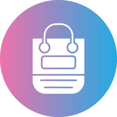 Vektör alışveriş torbası simgesi