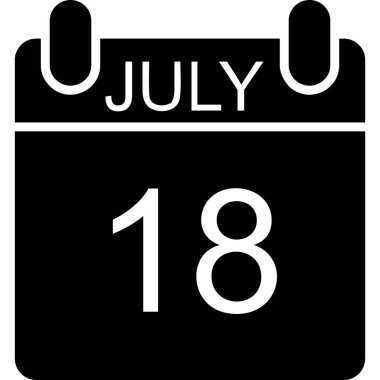 Takvim simgesi. vektör illüstrasyonu.