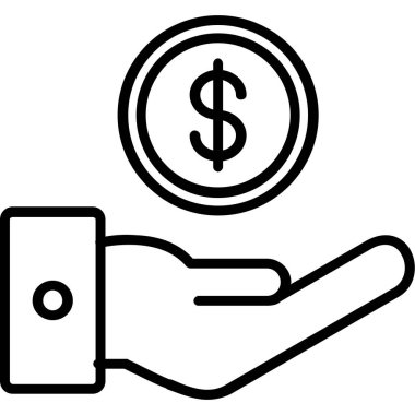 para simgesi vektör illüstrasyonu