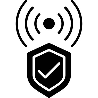 Wifi simgesi, vektör illüstrasyonu