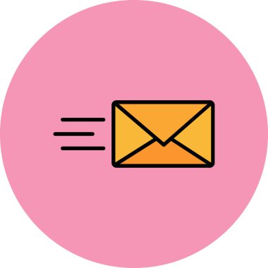 Vektör e- posta ağı Simgesi