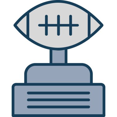 Futbol. Web simgesi basit illüstrasyon