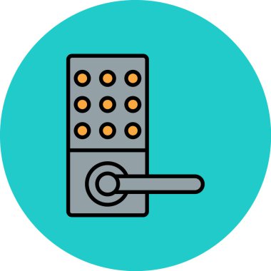 Modern ev simgesinin vektör illüstrasyonu