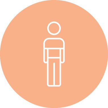 Man vektör illüstrasyon simgesi