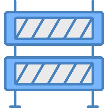 inşaat vinç simgesi, vektör illüstrasyon