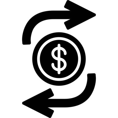 Dolar vektör simgesi tasarımı