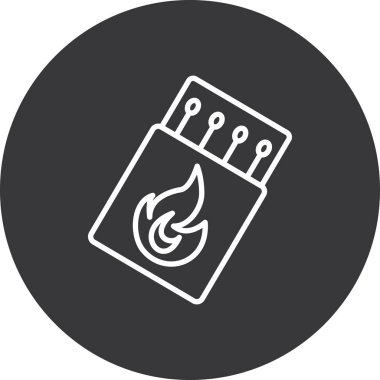 Gaz simgesinin vektör illüstrasyonu