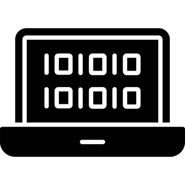 Bilgisayar Vektörü Satır Simgesi Tasarımı