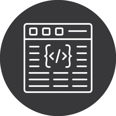 Web tasarım vektörü simgesi