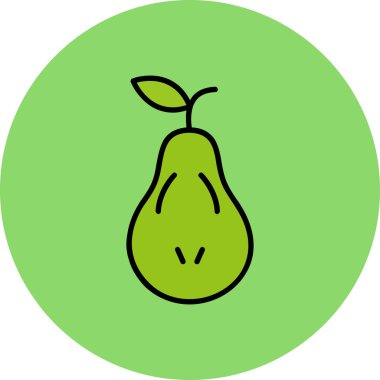 Gıda ve meyvelerin vektör çizimi