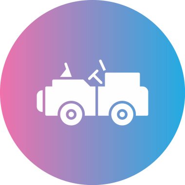 Kamyon simgesinin vektör illüstrasyonu