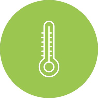 termometre simgesi vektör illüstrasyonu