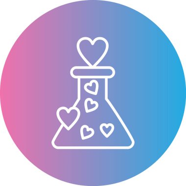 Aşk simgesinin vektör illüstrasyonu