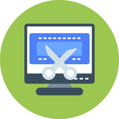 dizüstü bilgisayar simgesi, vektör illüstrasyonu