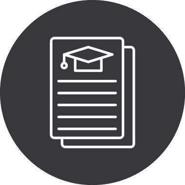 Eğitim simgesinin vektör illüstrasyonu