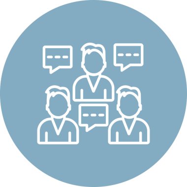 İnsan simgesinin vektör illüstrasyonu