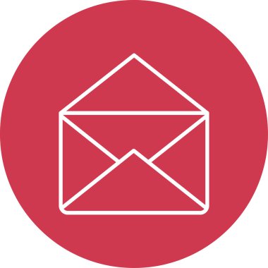 Zarf. Web simgesi basit illüstrasyon