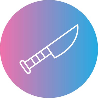 Kılıç. Web simgesi basit illüstrasyon