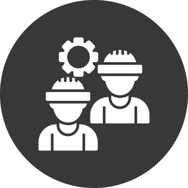 İş takım çalışması simgesi, özet biçimi