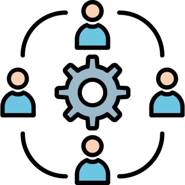 ağ paylaşım simgesi çizimi