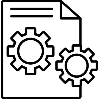 Dosya. Web simgesi basit illüstrasyon