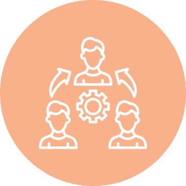 insanlar simge vektör illüstrasyonu