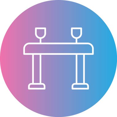 Şarap. Web simgesi basit tasarım