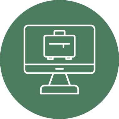 laptop simgesi, modern vektör illüstrasyon tasarımı