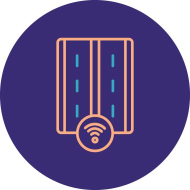 Wi-Fi simgesinin vektör illüstrasyonu