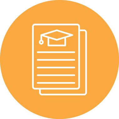 Eğitim simgesinin vektör illüstrasyonu