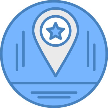 gps. Web simgesi basit illüstrasyon