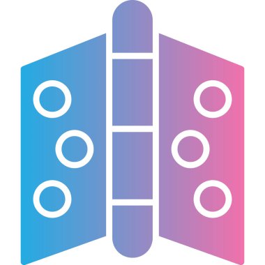 Kitap simgesinin vektör illüstrasyonu