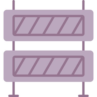 Mobilya simgesinin vektör illüstrasyonu