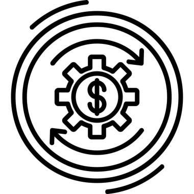 para simgesi vektör illüstrasyonu