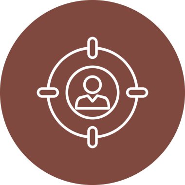 İnsan simgesinin vektör illüstrasyonu