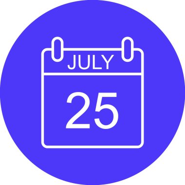 Takvim simgesi tasarımı, vektör illüstrasyonu